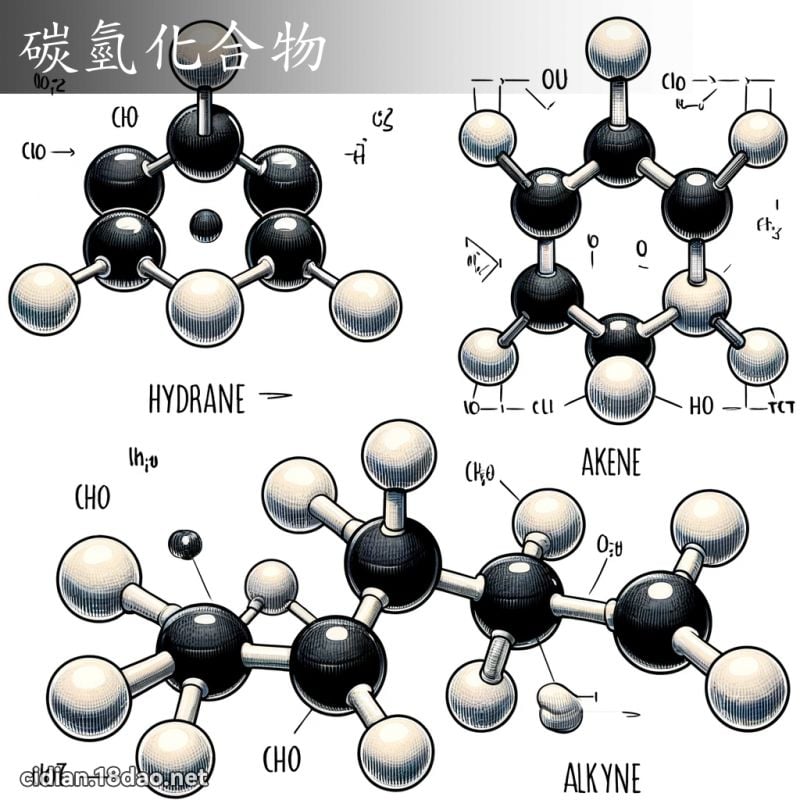 碳氢化合物 - 国语辞典配图