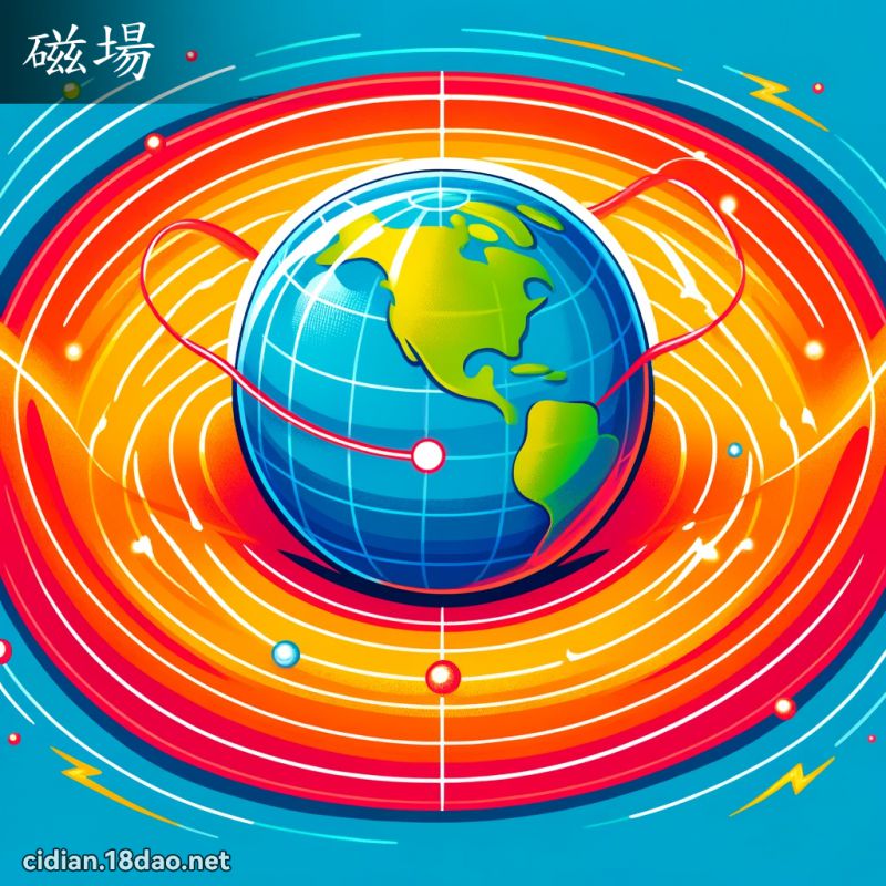 磁场 - 国语辞典配图