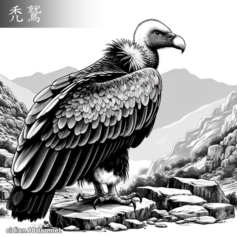 禿鷲 - 国语辞典配图