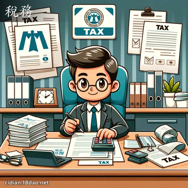 稅務 - 國語辭典配圖