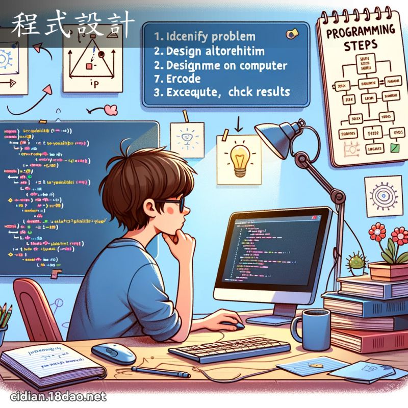 程式設計 - 國語辭典配圖