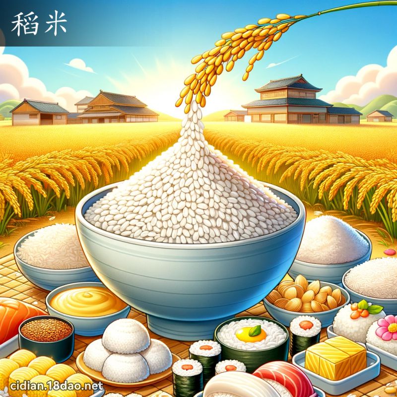 稻米 - 国语辞典配图