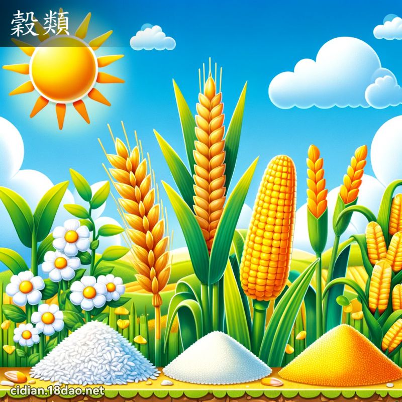 穀類 - 國語辭典配圖