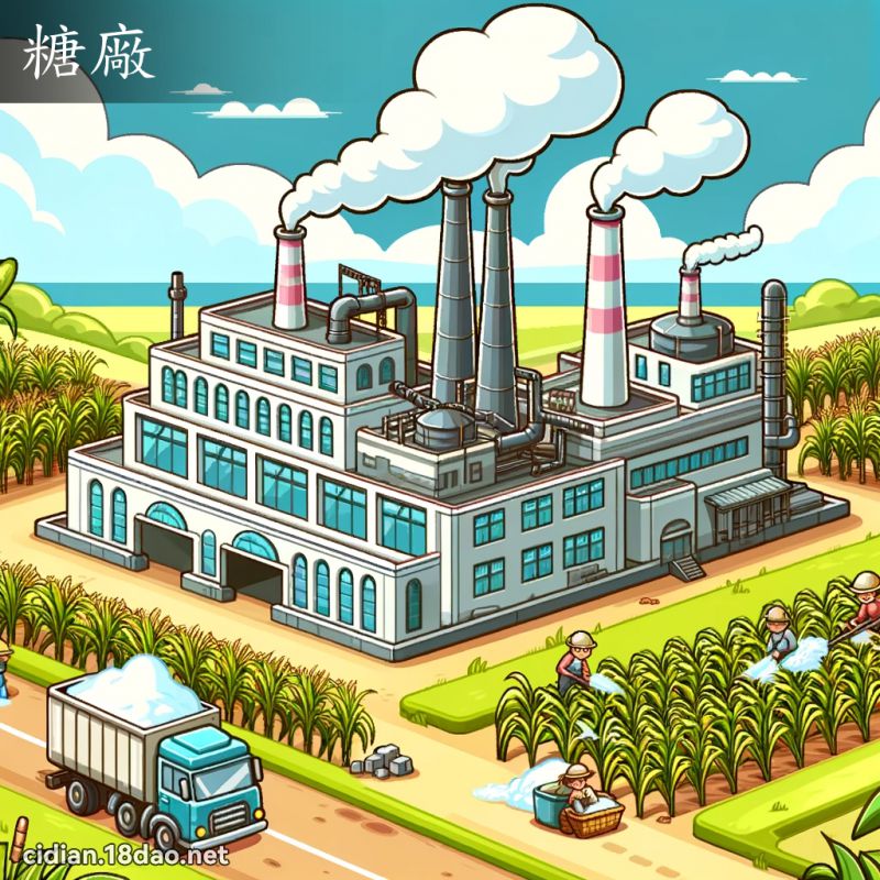 糖厂 - 国语辞典配图