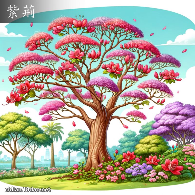 紫荆 - 国语辞典配图