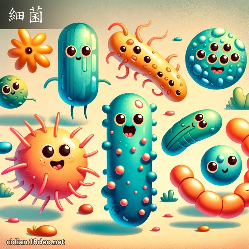 細菌 - 國語辭典配圖