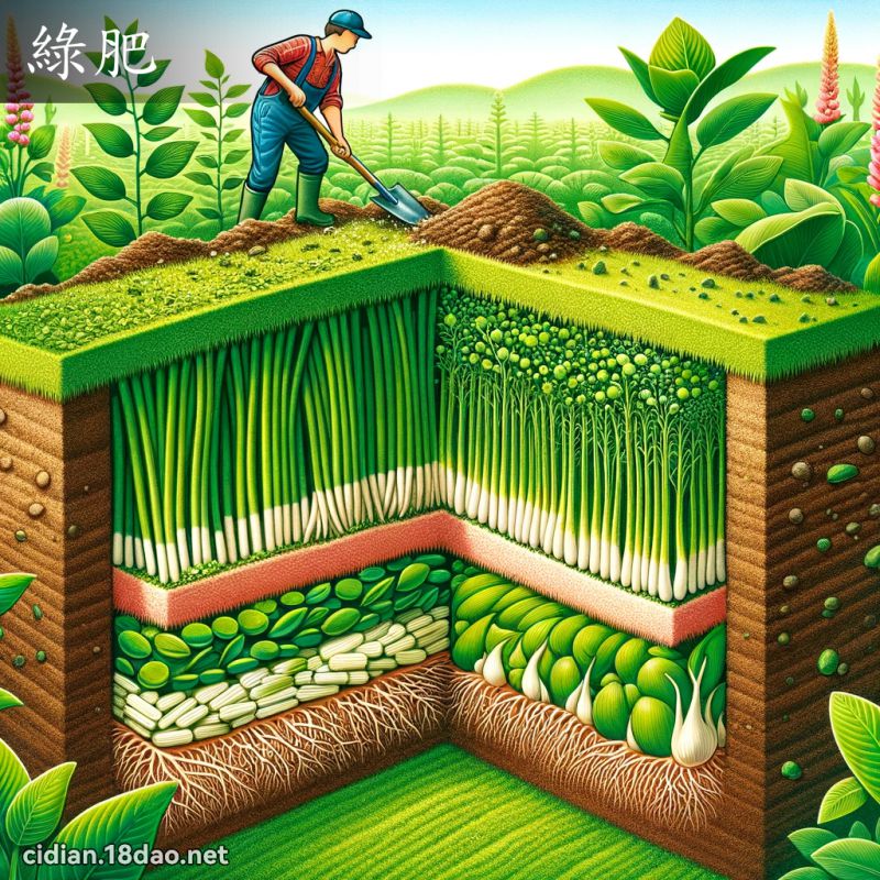 绿肥 - 国语辞典配图