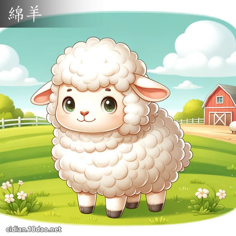 绵羊 - 国语辞典配图