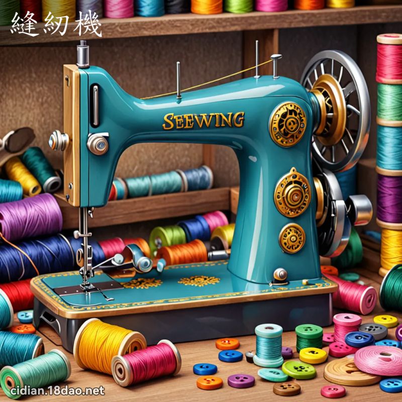 缝纫机 - 国语辞典配图