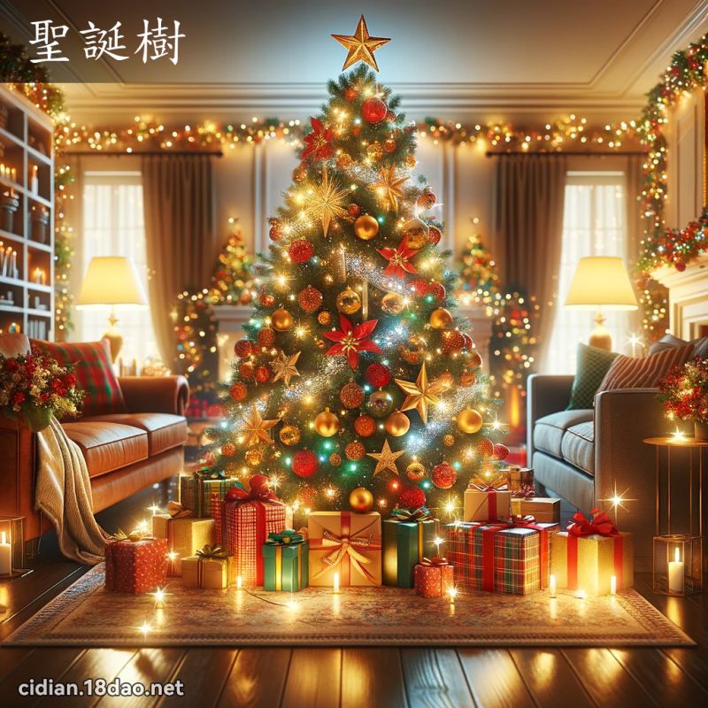 聖誕樹 - 國語辭典配圖