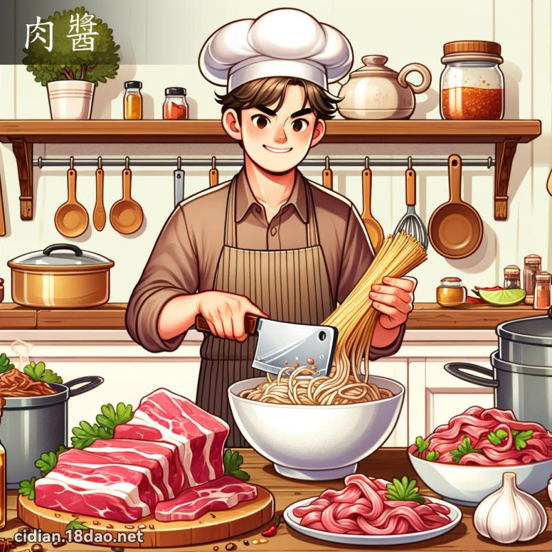 肉醬 - 國語辭典配圖