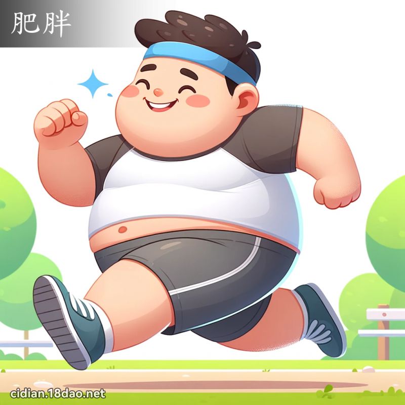 肥胖 - 國語辭典配圖