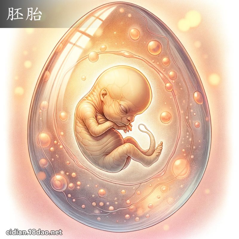 胚胎 - 國語辭典配圖