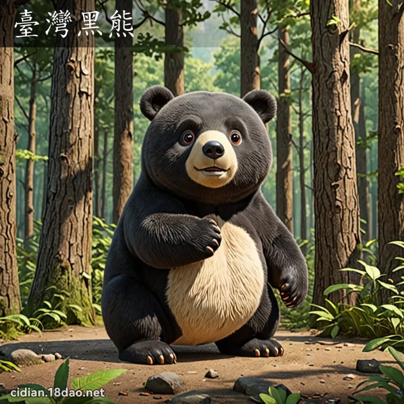 台湾黑熊 - 国语辞典配图