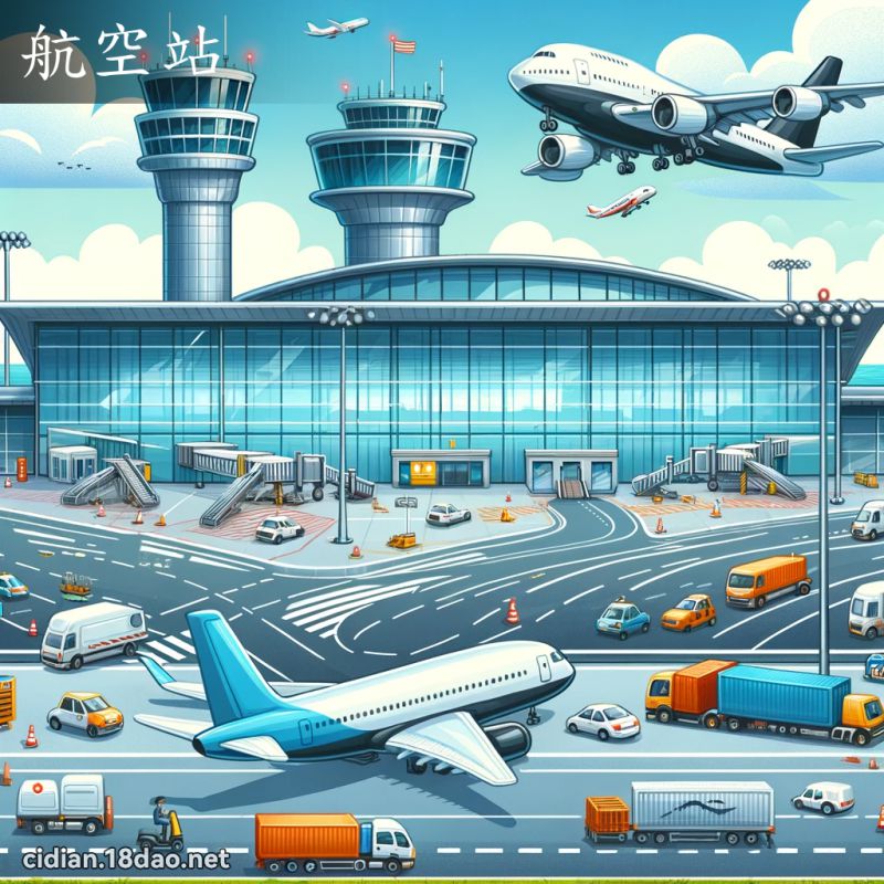 航空站 - 国语辞典配图