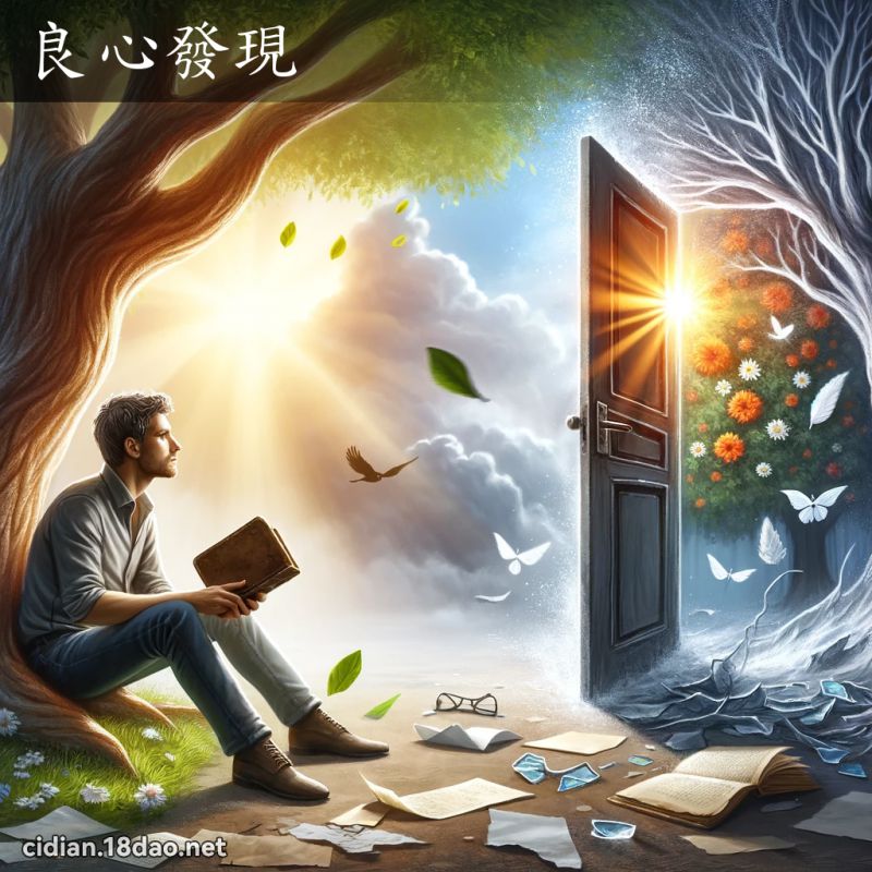 良心發現 - 國語辭典配圖