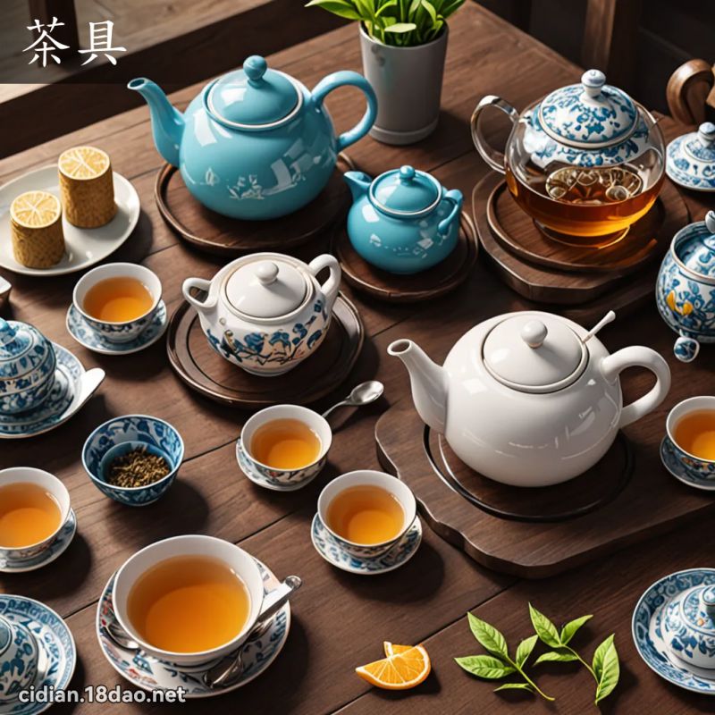 茶具 - 國語辭典配圖