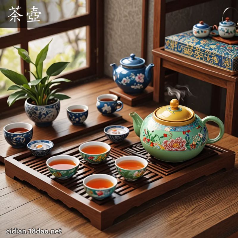 茶壶 - 国语辞典配图