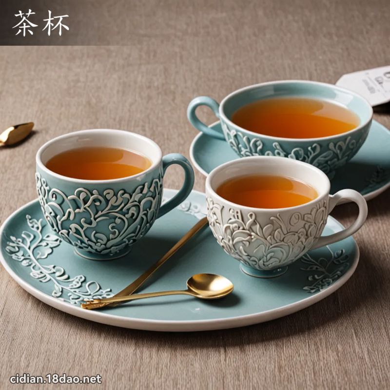 茶杯 - 國語辭典配圖