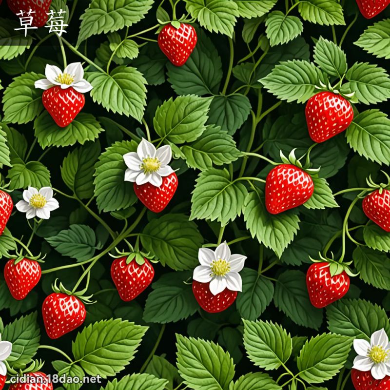 草莓 - 国语辞典配图