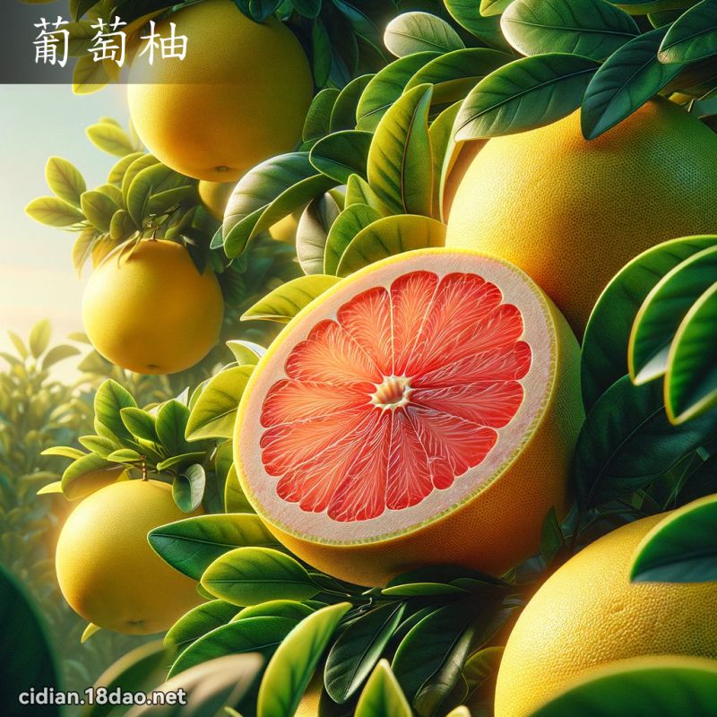 葡萄柚 - 國語辭典配圖