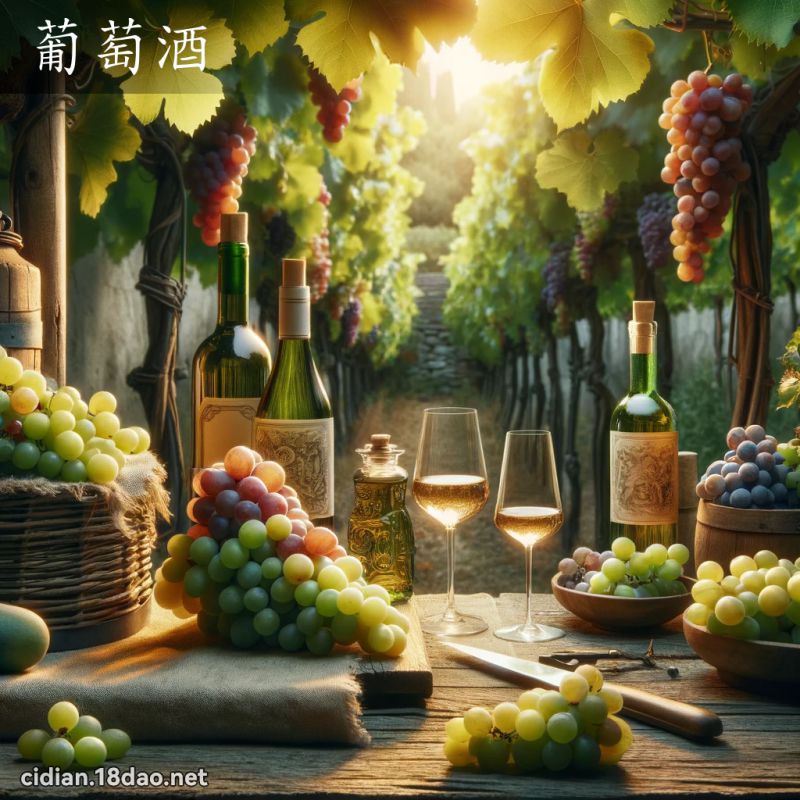 葡萄酒 - 國語辭典配圖