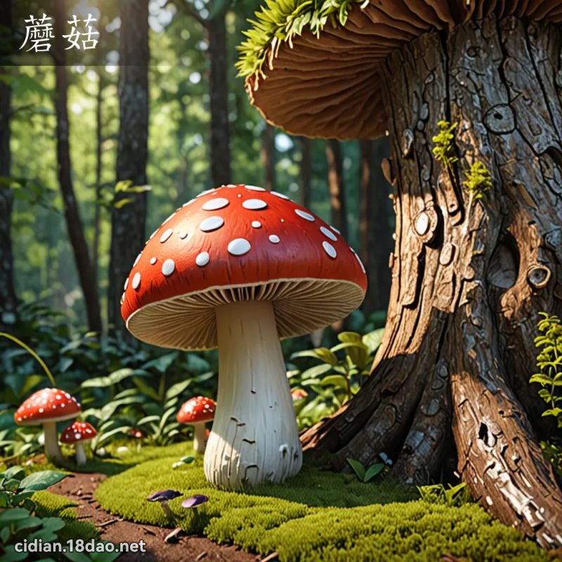 蘑菇 - 国语辞典配图