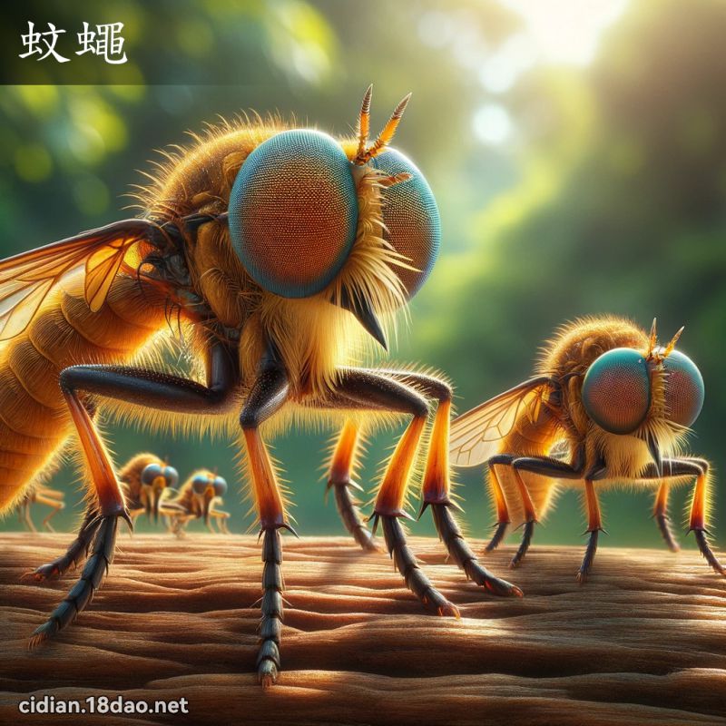 蚊蠅 - 國語辭典配圖