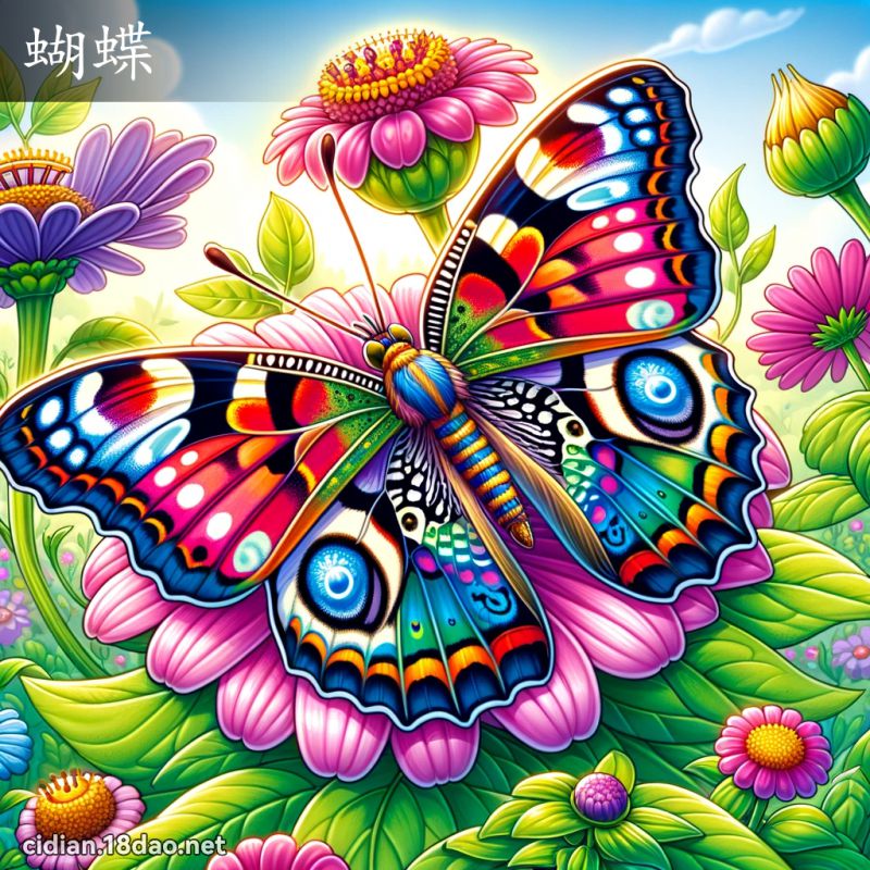蝴蝶 - 国语辞典配图