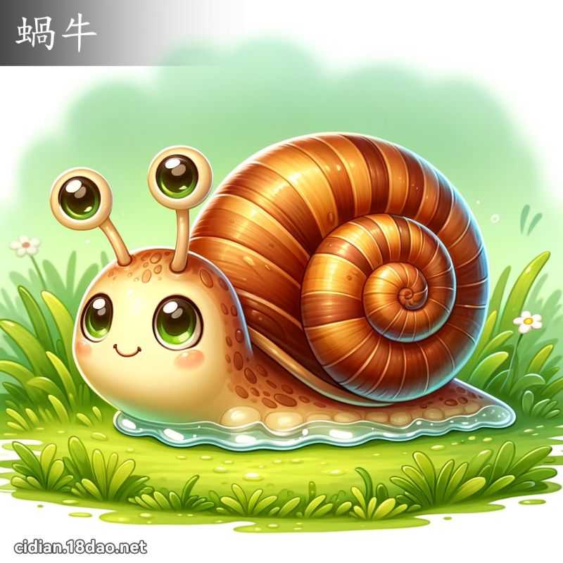 蜗牛 - 国语辞典配图