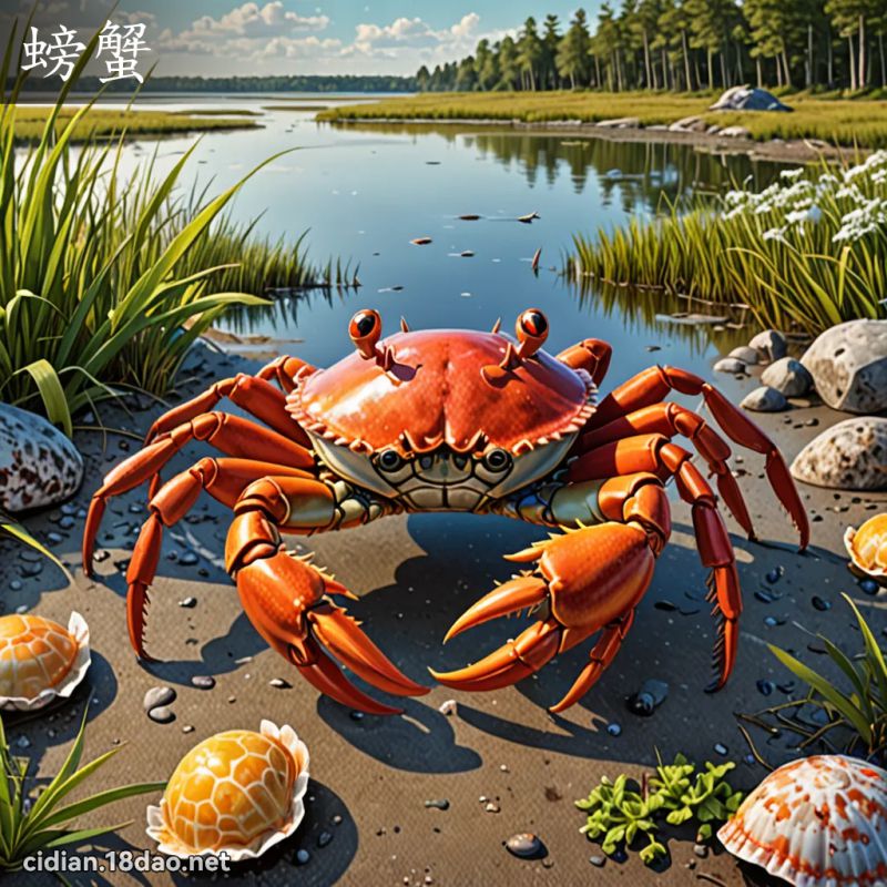 螃蟹 - 國語辭典配圖