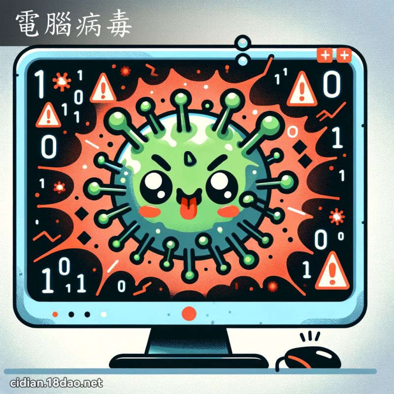 電腦病毒 - 國語辭典配圖