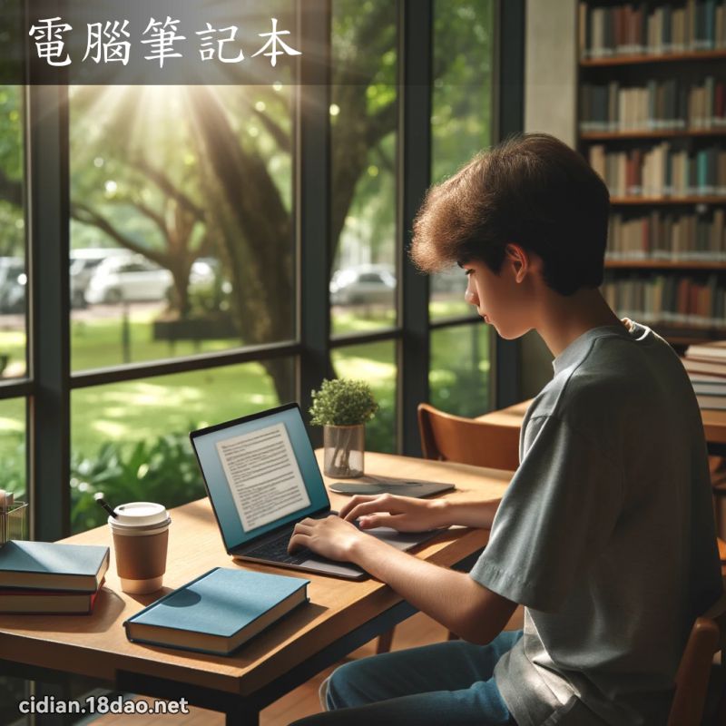 电脑笔记本 - 国语辞典配图