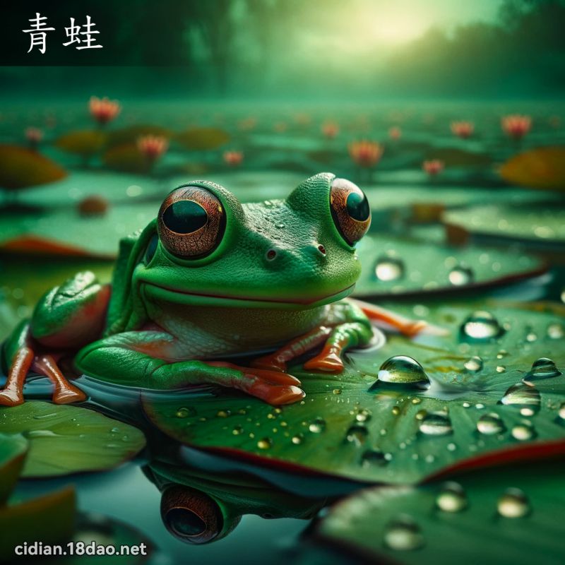青蛙 - 国语辞典配图