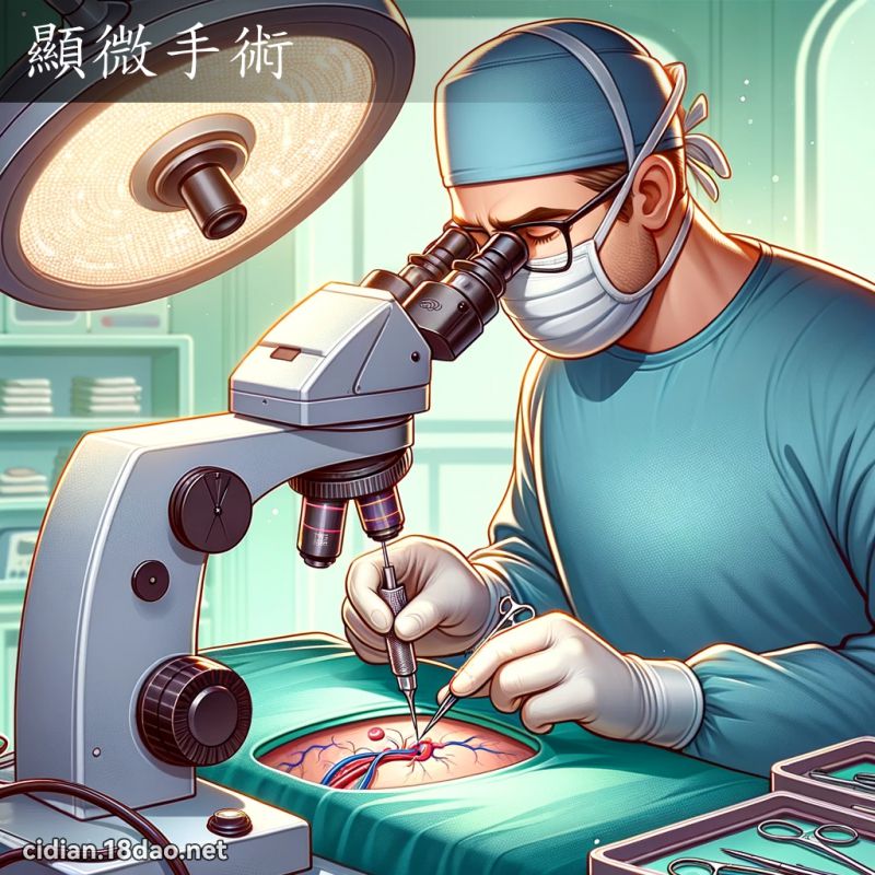 显微手术 - 国语辞典配图