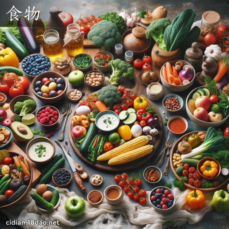 食物 - 国语辞典配图