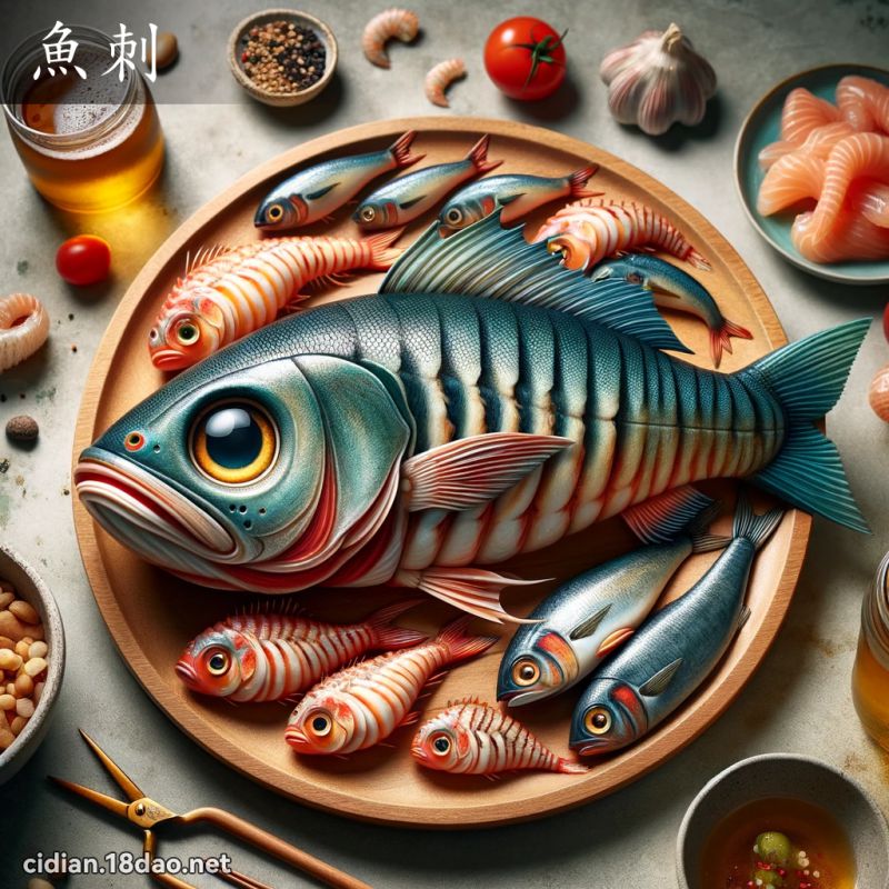 魚刺 - 國語辭典配圖