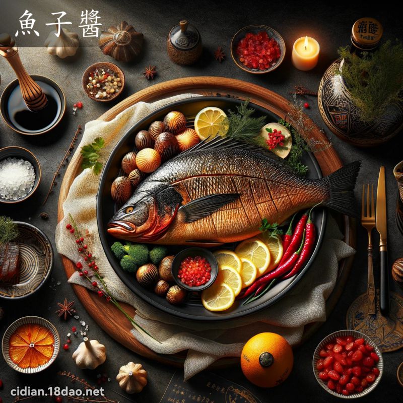 鱼子酱 - 国语辞典配图