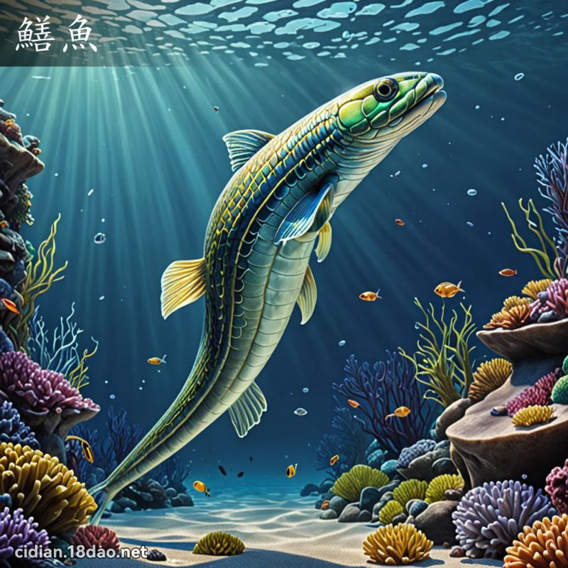鱔魚 - 國語辭典配圖