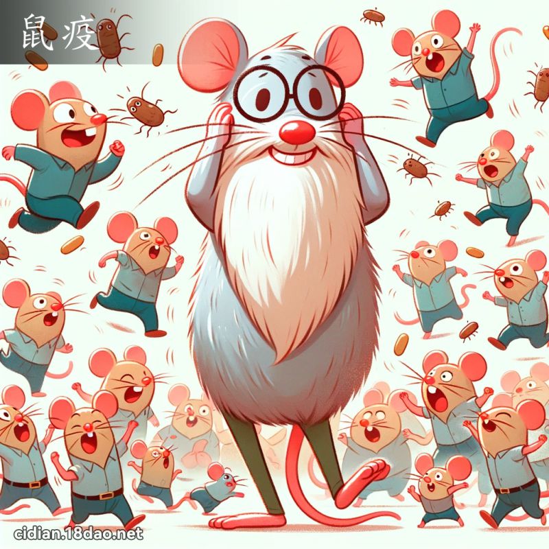 鼠疫 - 國語辭典配圖
