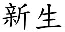 新生 (楷體矢量字庫)