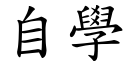 自学 (楷体矢量字库)