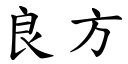 良方 (楷體矢量字庫)