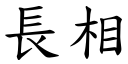 长相 (楷体矢量字库)